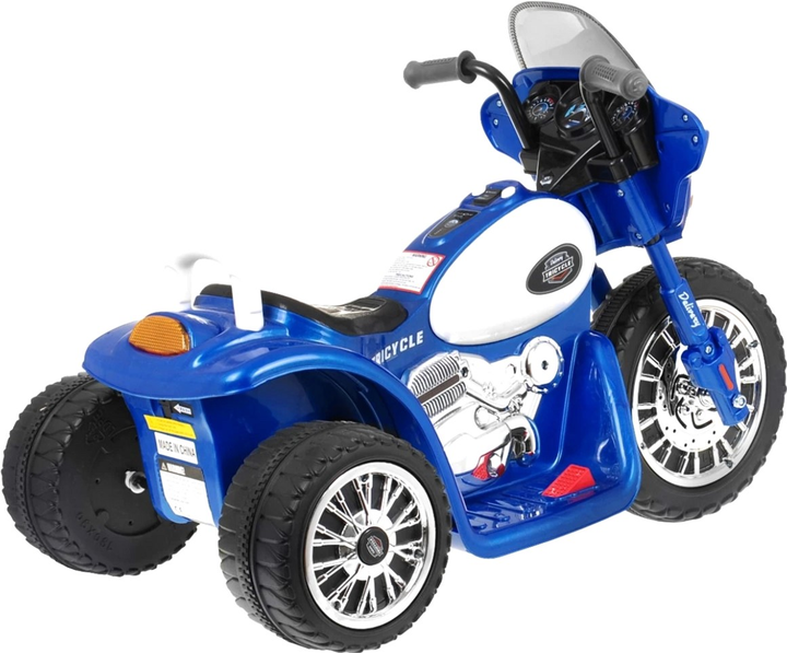 Motocykl elektryczny dla dzieci Ramiz Chopper Niebieski (5903864906813) - obraz 4
