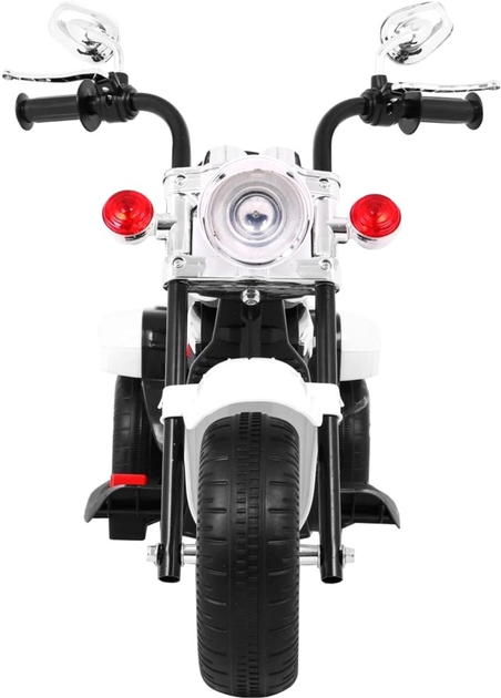 Електромотоцикл для дітей Ramiz Chopper Night Bike Білий (5903864907506) - зображення 3