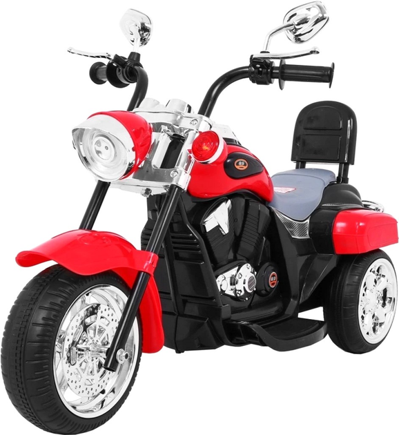 Електромотоцикл Ramiz Chopper Night Bike Червоний (5903864907513) - зображення 1