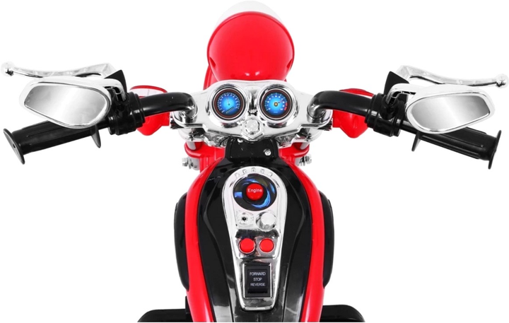 Motocykl elektryczny dla dzieci Ramiz Chopper Night Bike Czerwony (5903864907513) - obraz 9