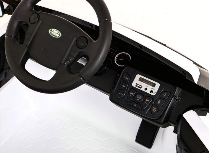 Електромобіль для дітей Ramiz Land Rover Discovery Білий (5903864913361) - зображення 9