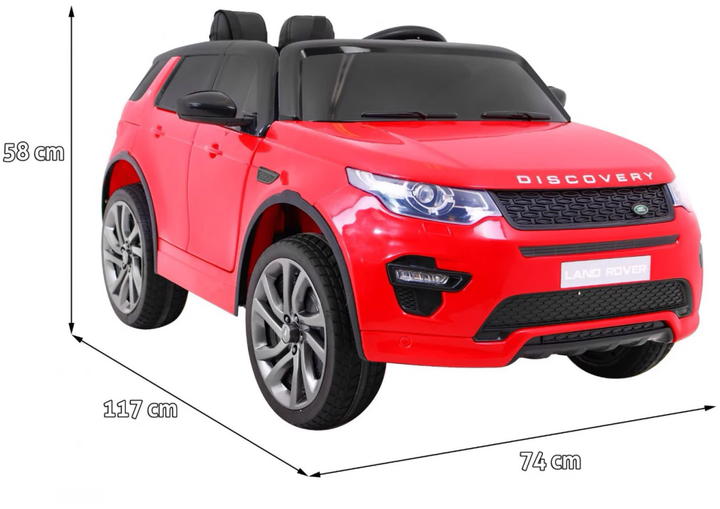 Електромобіль Ramiz Land Rover Discovery 25 Вт Червоний (5903864905649) - зображення 2