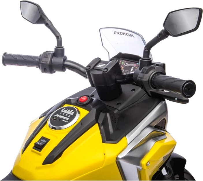 Motocykl elektryczny dla dzieci Ramiz Honda NC750X Żółty (5903864941173) - obraz 8