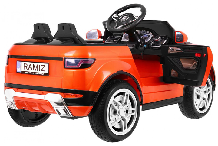 Samochód elektryczny dla dzieci Ramiz Rapid Racer Pomarańczowy (5903864905489) - obraz 3