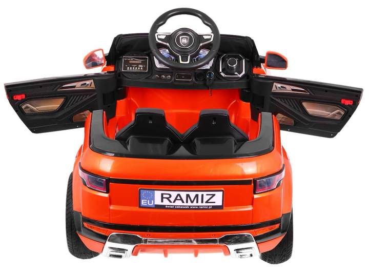Samochód elektryczny dla dzieci Ramiz Rapid Racer Pomarańczowy (5903864905489) - obraz 5