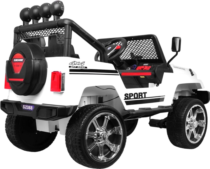 Електромобіль для дітей позашляховий Ramiz Raptor Drifter 4 x 4 Білий (5903864907148) - зображення 3