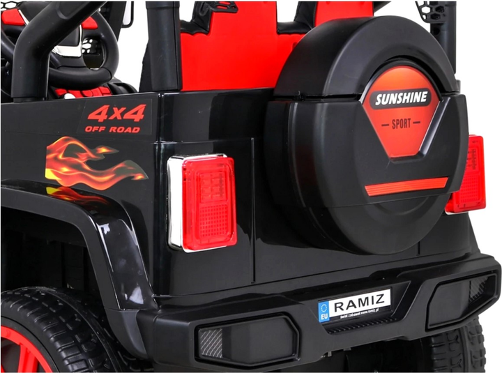 Samochód elektryczny dla dzieci terenowy Ramiz Raptor Drifter 4 x 4 Flames (5903864907179) - obraz 13