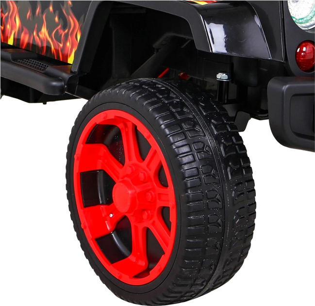 Samochód elektryczny dla dzieci terenowy Ramiz Raptor Drifter 4 x 4 Flames (5903864907179) - obraz 14