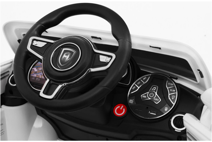 Електромобіль для дітей Ramiz Turbo-S Білий (5903864905311) - зображення 8