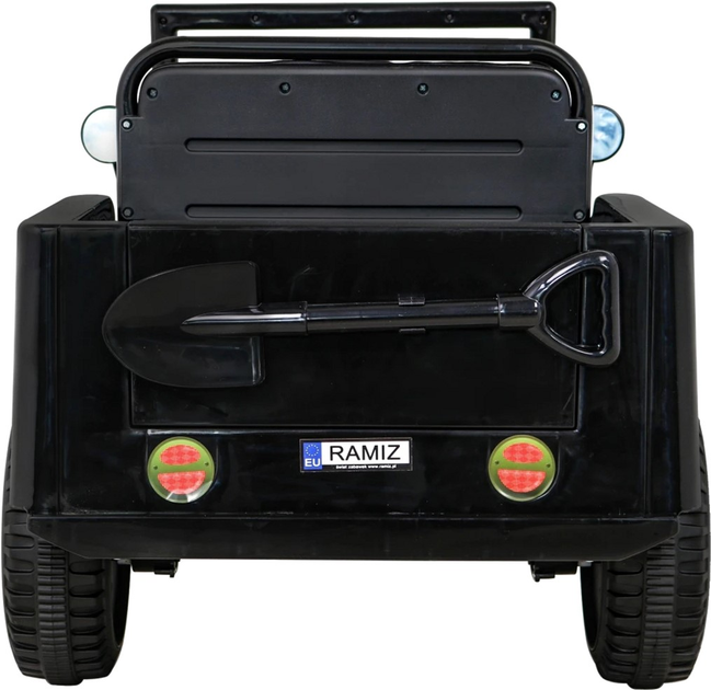 Електромобіль для дітей Ramiz Ramiz Military Retro DDW-3 4 x 4 Чорний (5903864951516) - зображення 6