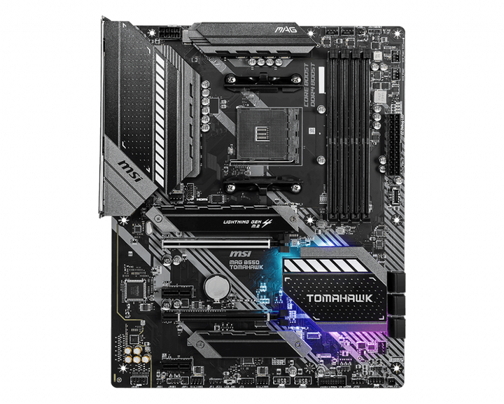 Материнська плата MSI MAG B550 Tomahawk (911-7C91-057) - Фото 3 Материнська плата MSI MAG B550 Tomahawk (911-7C91-057) - изображение 3