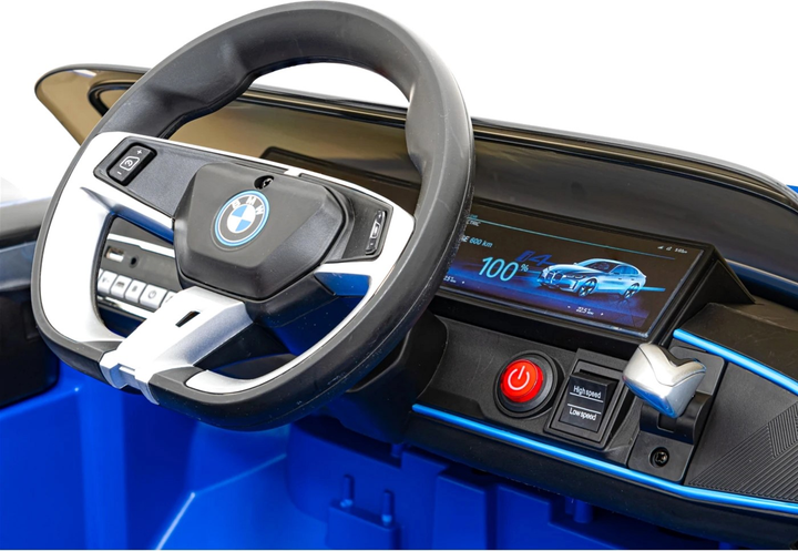 Електромобіль для дітей Ramiz BMW i4 Синій (5903864955910) - зображення 4