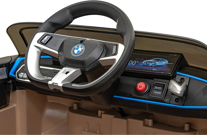 Електромобіль для дітей Ramiz BMW i4 Золотий (5903864955927) - зображення 3