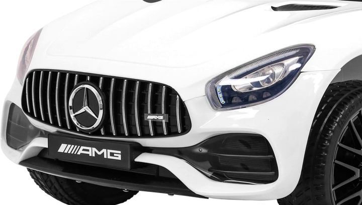 Електромобіль для дітей Ramiz Mercedes Benz GT Білий (5903864914153) - зображення 11