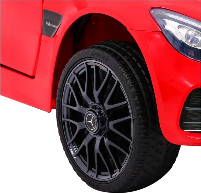 Samochód elektryczny dla dzieci Ramiz Mercedes Benz GT Czerwony (5903864914146) - obraz 9