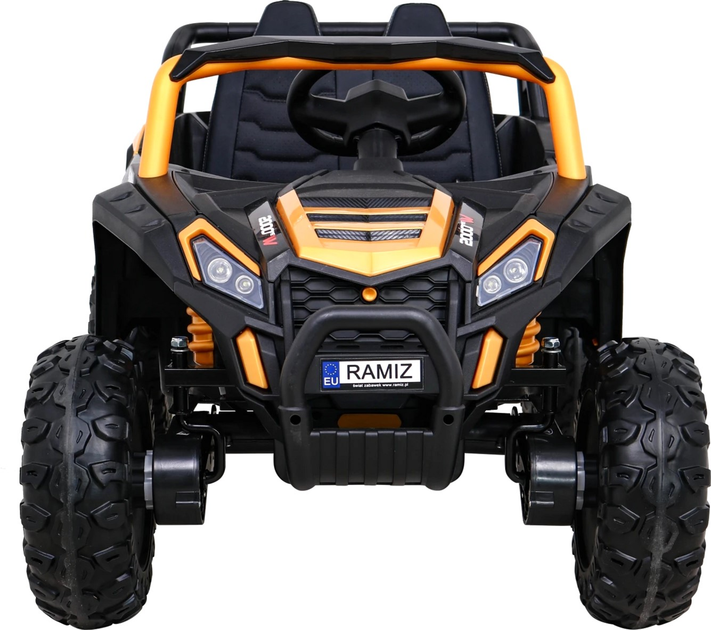 Samochód elektryczny dla dzieci Ramiz Buggy UTV 2000M Racing Złoty (5903864952285) - obraz 3