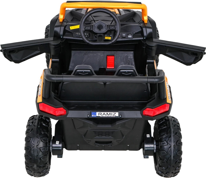 Samochód elektryczny dla dzieci Ramiz Buggy UTV 2000M Racing Złoty (5903864952285) - obraz 7