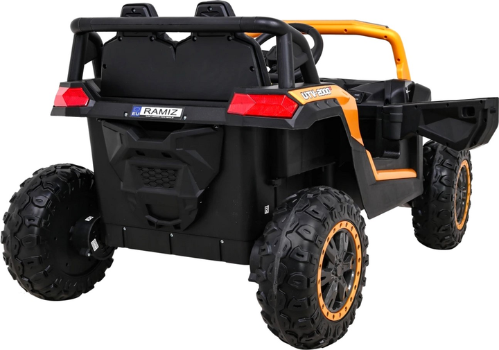 Samochód elektryczny dla dzieci Ramiz Buggy UTV 2000M Racing Złoty (5903864952285) - obraz 8