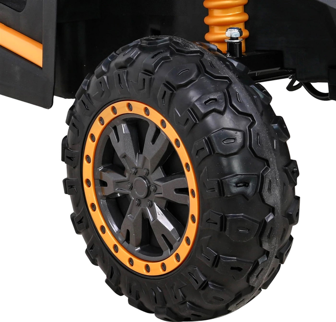 Samochód elektryczny dla dzieci Ramiz Buggy UTV 2000M Racing Złoty (5903864952285) - obraz 12