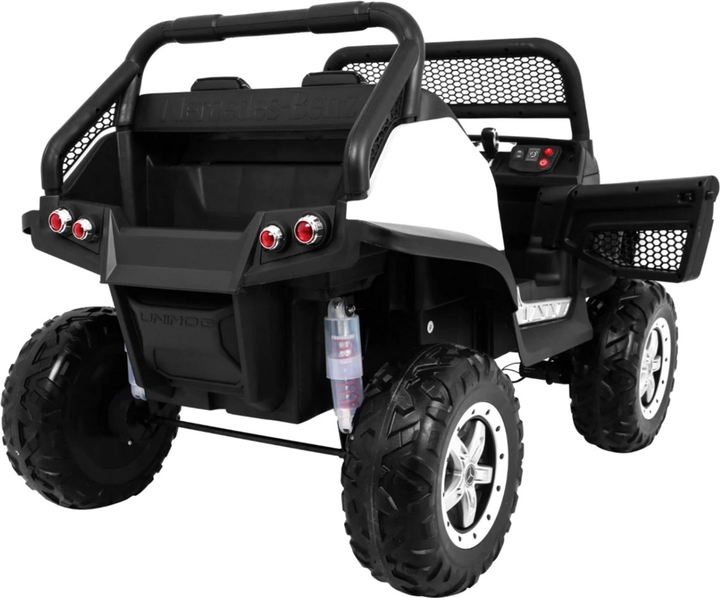 Електромобіль для дітей Ramiz Mercedes Benz Unimog Білий (5903864907674) - зображення 10