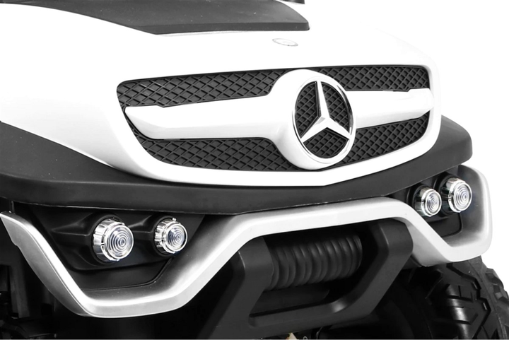 Електромобіль для дітей Ramiz Mercedes Benz Unimog Білий (5903864907674) - зображення 13