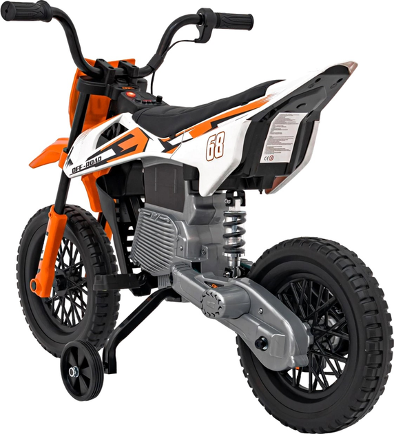 Motocykl elektryczny dla dzieci Ramiz Pantone 361C Pomarańczowy (5903864941692) - obraz 4