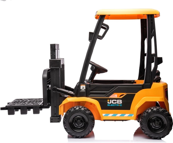 Електричний навантажувач вилковий для дітей Ramiz JCB Жовтий (5903864941357) - зображення 3