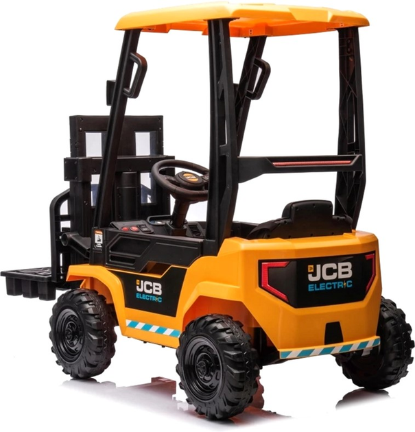 Електричний навантажувач вилковий для дітей Ramiz JCB Жовтий (5903864941357) - зображення 4