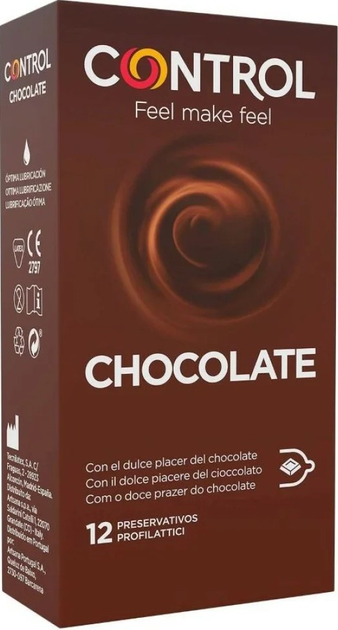 Prezerwatywy Control Chocolate Flavour 12 szt (8852961021745) - obraz 1