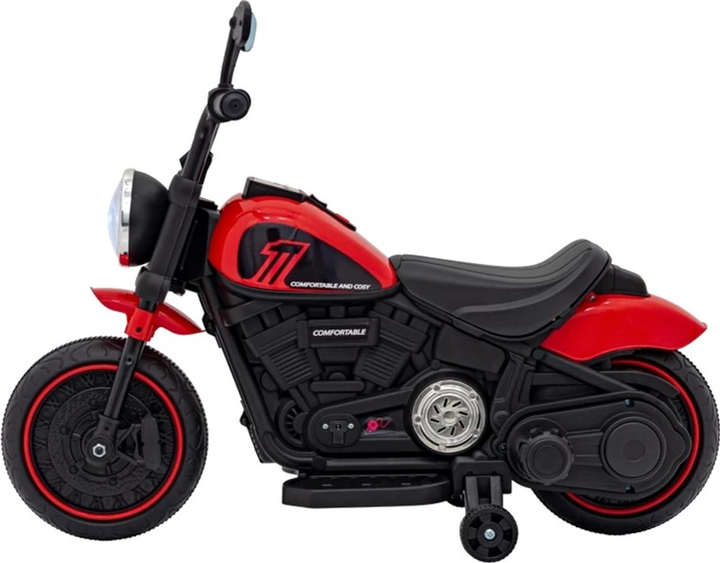 Електромотоцикл для дітей Ramiz Chopper Faster Червоний (5903864941050) - зображення 5