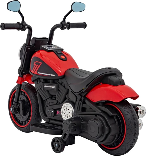Електромотоцикл для дітей Ramiz Chopper Faster Червоний (5903864941050) - зображення 6