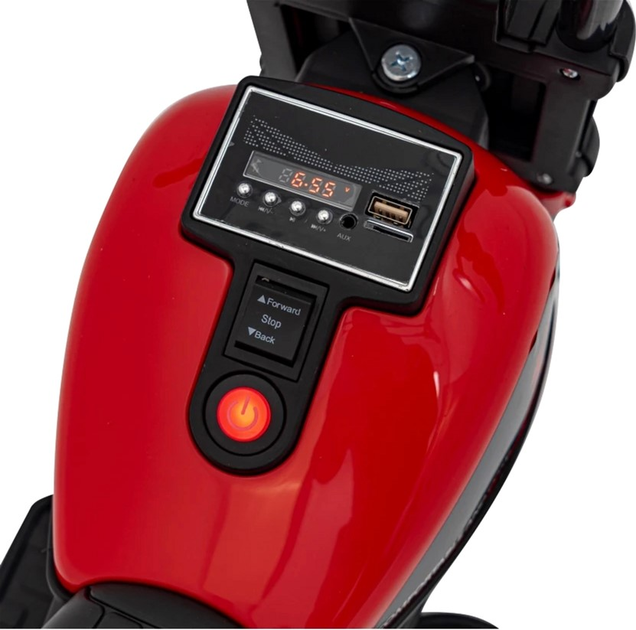 Електромотоцикл для дітей Ramiz Chopper Faster Червоний (5903864941050) - зображення 10