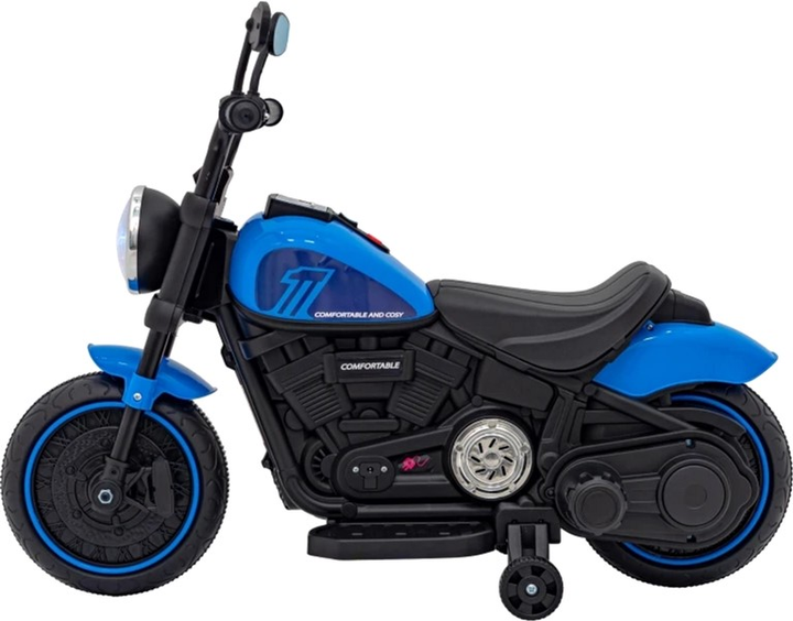 Електромотоцикл для дітей Ramiz Chopper Faster Синій (5903864941029) - зображення 6