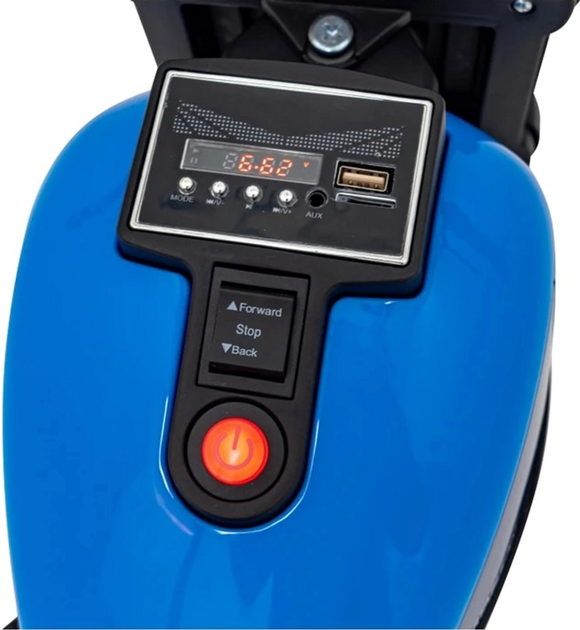 Електромотоцикл для дітей Ramiz Chopper Faster Синій (5903864941029) - зображення 10