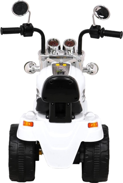 Електромотоцикл для дітей Ramiz Hot Chopper Білий (5903864913620) - зображення 6