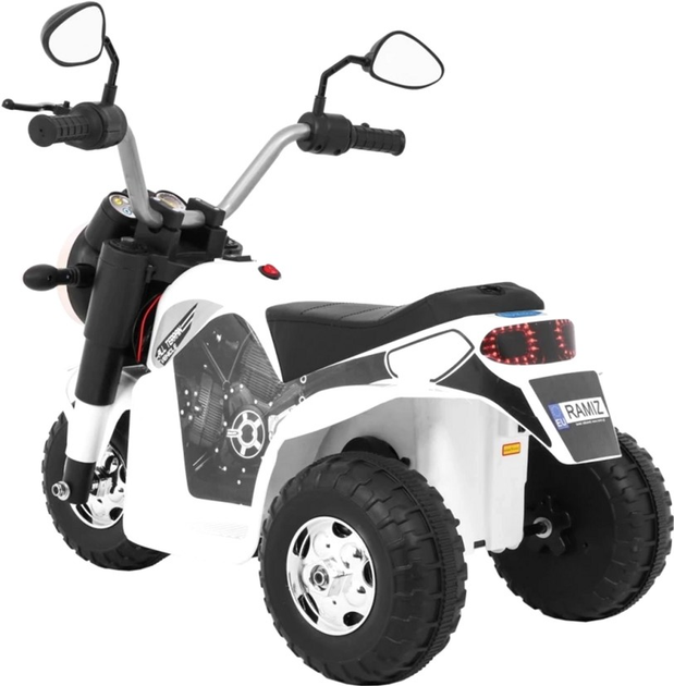 Motocykl elektryczny dla dzieci Ramiz MiniBike Biały (5903864905960) - obraz 5