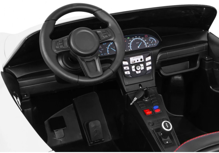 Електромобіль для дітей Ramiz Perfecta Auto Білий (5903864904017) - зображення 6