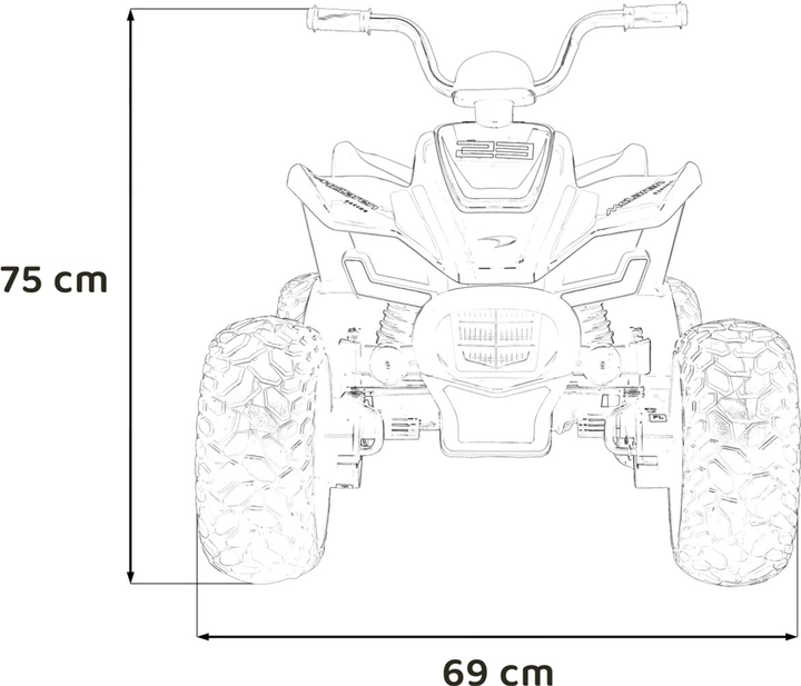 Електричний квадроцикл Ramiz McLaren Racing MCL 35 Сірий(5903864941265) - зображення 2