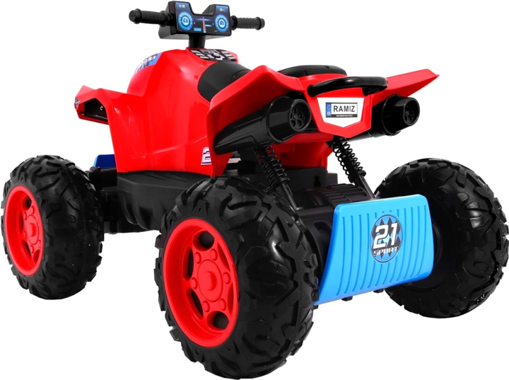Quad elektryczny dla dzieci Ramiz Sport Run 4 x 4 Czerwony (5903864907254) - obraz 3
