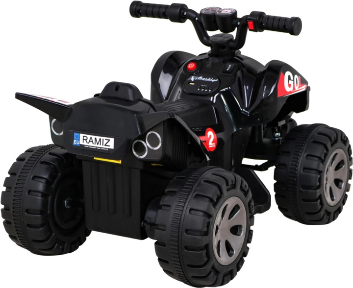 Квадроцикл електричний для дітей Ramiz The Fastest Чорний (5903864952094) - зображення 8