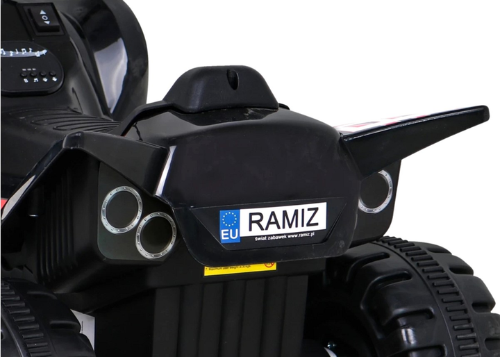 Квадроцикл електричний для дітей Ramiz The Fastest Чорний (5903864952094) - зображення 12