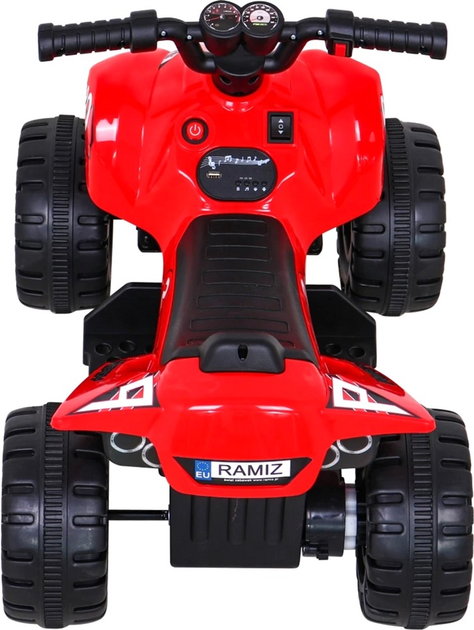 Квадроцикл електричний для дітей Ramiz The Fastest Червоний (5903864952100) - зображення 7