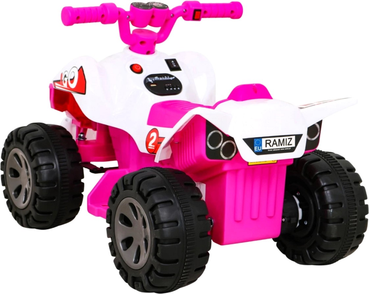 Квадроцикл електричний для дітей Ramiz The Fastest Рожевий (5903864952070) - зображення 5