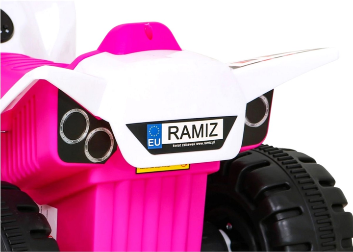 Квадроцикл електричний для дітей Ramiz The Fastest Рожевий (5903864952070) - зображення 12