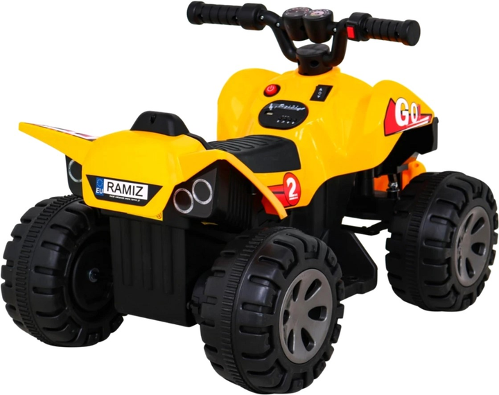 Quad elektryczny dla dzieci Ramiz The Fastest Żółty (5903864952087) - obraz 8
