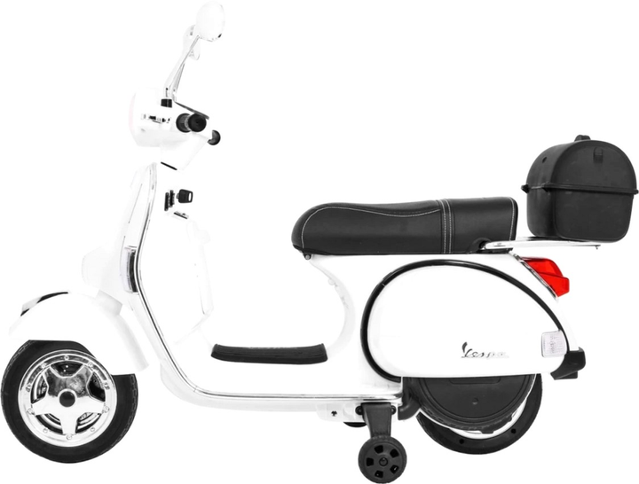 Skuter elektryczny dla dzieci Ramiz Vespa Biały (5903864907087) - obraz 4