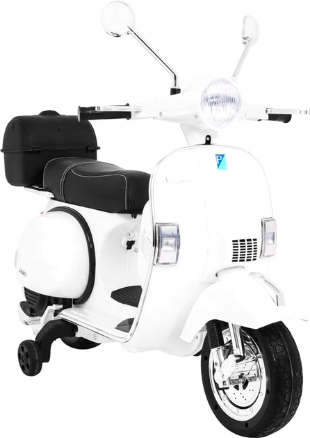 Skuter elektryczny dla dzieci Ramiz Vespa Biały (5903864907087) - obraz 9
