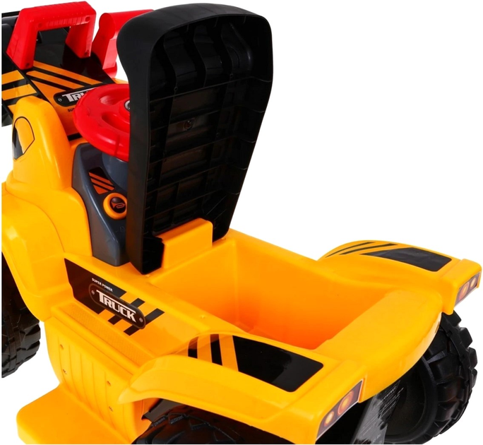 Buldożer elektryczny dla dzieci Ramiz Rider Żółty (5903864906554) - obraz 9
