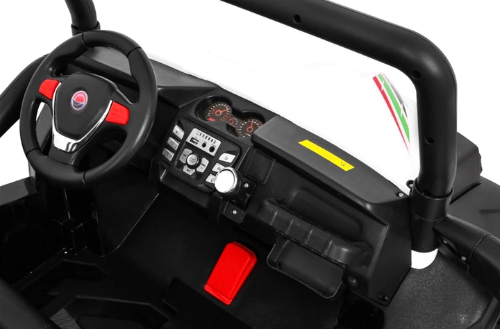 Електромобіль для дітей позашляховий Ramiz Grand Buggy Lift 4 x 4 Білий (5903864907209) - зображення 8