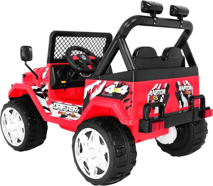 Samochód elektryczny terenowy Ramiz Raptor Drifter Czerwony (5903864907292) - obraz 2